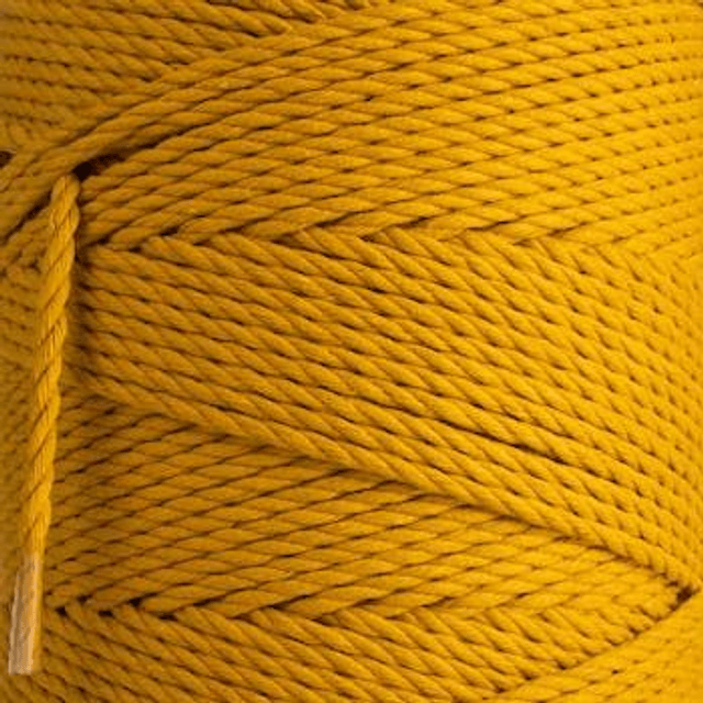 3mm Mosterd - 3 strengen - 1kg, +-270m